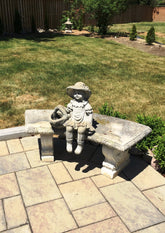 Photo of Campania Curved Traditional Bench - Exclusively Campania